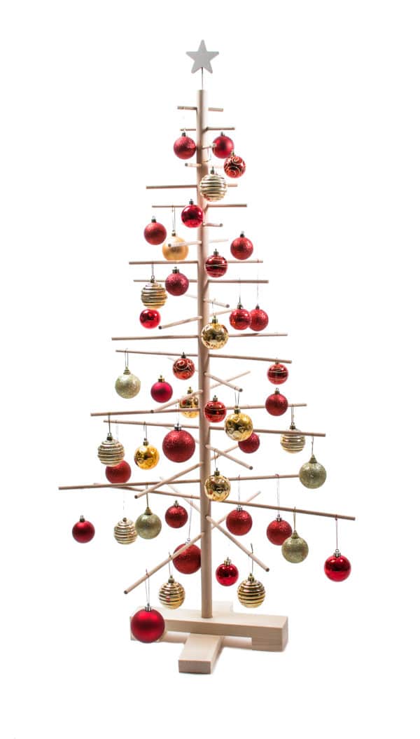 Sapin de Noël en bois TRADI 125 cm – Image 2