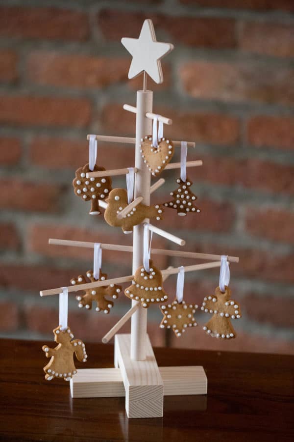 Sapin de Noël en bois TRADI  45 cm – Image 2