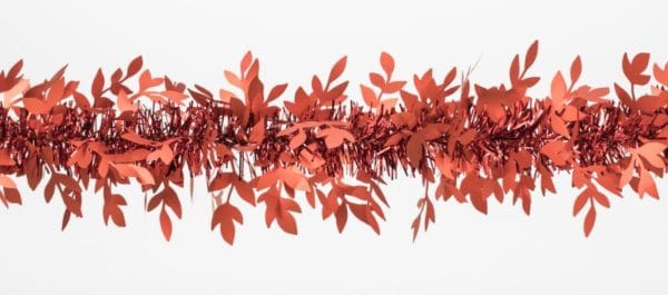 Guirlande satin rouge, 2m