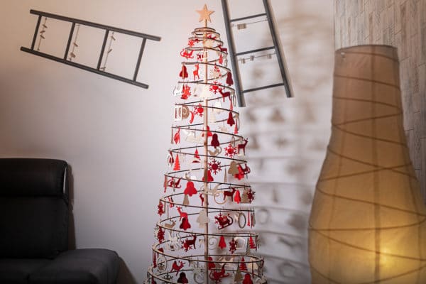 Sapin de Noël SPIRALE en bois 190 cm – Image 3
