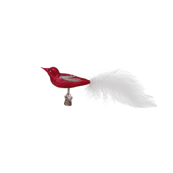 boule oiseau rouge