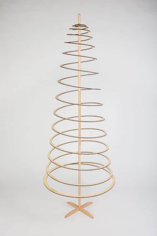 Sapin de Noël SPIRALE en bois 190 cm – Image 2