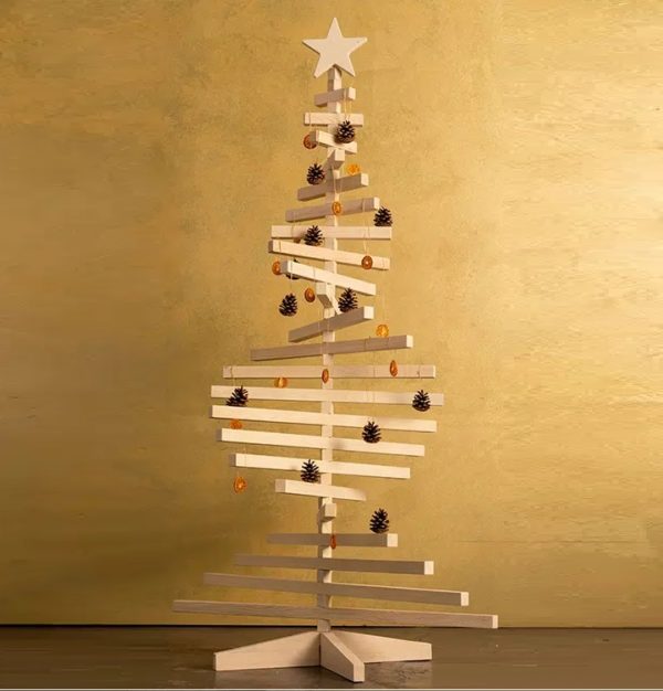 Sapin de Noël en bois BOREAL 205 cm