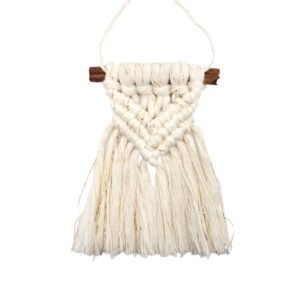 deco noel macrame V blanc