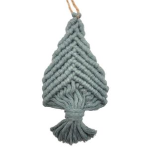 deco noel macramé vert